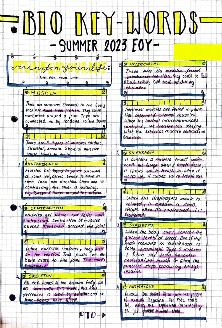 Year 9 - End of Year - Biology  