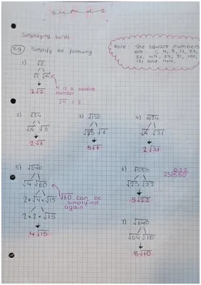 Surds - a complete note set