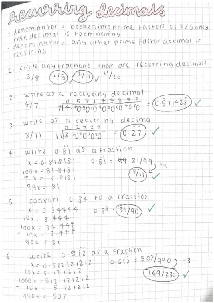 Easy Guide: Recurring Decimals to Fractions with Questions, Answers, and Shortcuts