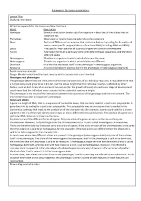 Chapter 17 A level biology 