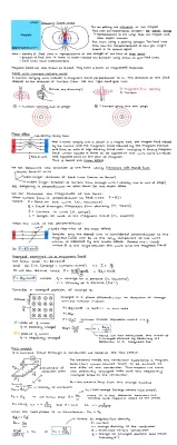 Magnetic fields and EM induction - A-Level Physics - Eduqas/WJEC