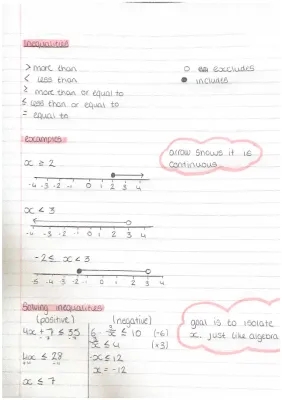 inequalities 