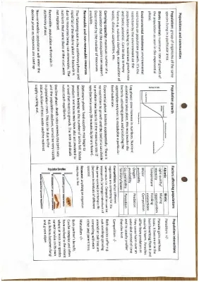 A2 2 Populations and Communties 