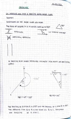 How to Measure a Bearing in Maths: Easy Worksheets, Questions, and Answers