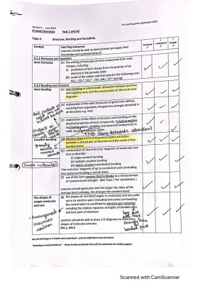 Structure, Bonding and Periodicity Topic Questions!