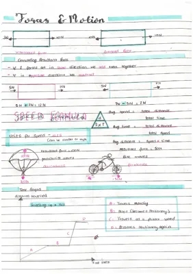 Forces and Motions: Key Stage 3 - Speed, Force Diagrams, and Resultant Force