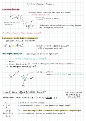 Intermolecular forces 