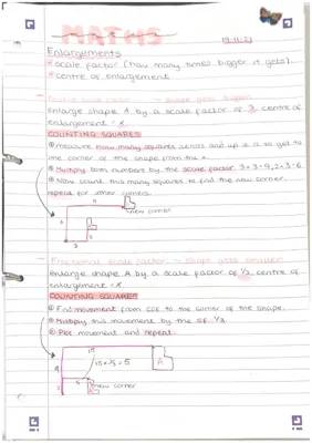 Enlargement and describing enlargements