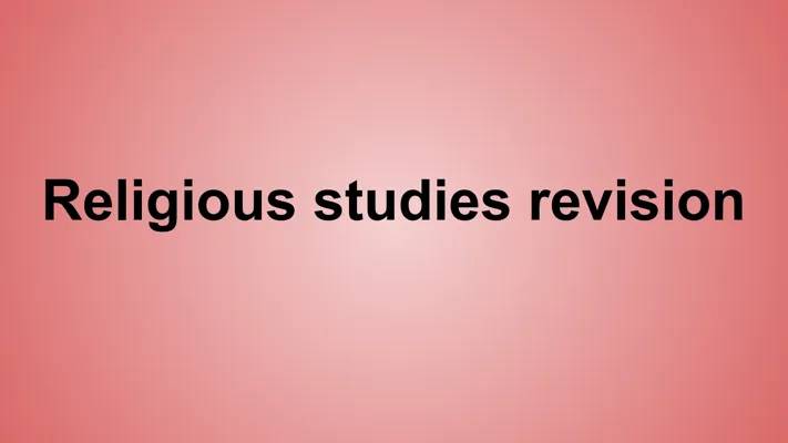 Your Ultimate AQA GCSE Religious Studies Guide: Christianity & Buddhism Made Easy!