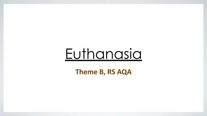 Understanding Euthanasia: What Does Christianity Say and What Are the UK Laws?