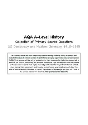 Awesome Tips for Analyzing History Sources: AQA A-Level History Guide