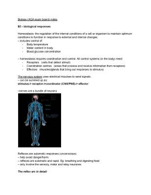 Biological responses 