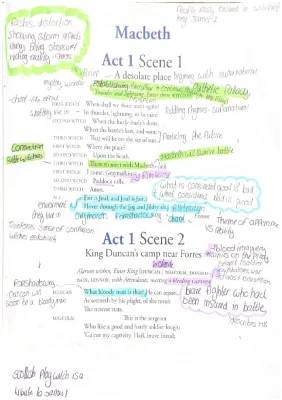 Macbeth Act 1 Summary, Analysis, and Supernatural Themes