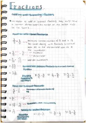 Easy Ways to Add, Subtract, Multiply, and Divide Fractions