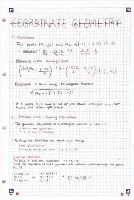 Fun GCSE Coordinate Geometry: Solved Questions and Cool PDFs!