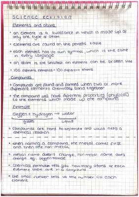 Atoms, Elements, and Compounds: Easy Science for KS3 and Year 7