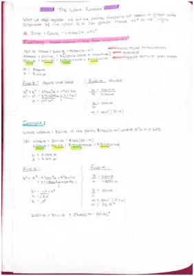 Easy Wave Functions: Fun with Cos Formulas and Graphs!