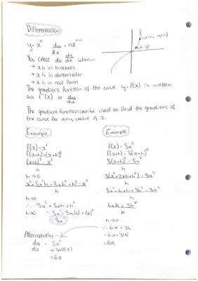 Easy AQA Further Maths GCSE: Differentiation Fun & Practice with Past Papers