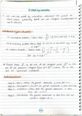 Chapter 8: Proof by induction 