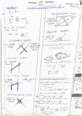 Easy Trigonometry and Angles Tips - GCSE Help: Memorize Trigonometry, Parallel Lines, and Polygons