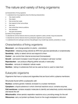 Fun Edexcel IGCSE Biology: Living Things and Their Cool Features!