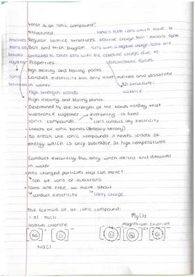 Why Ionic Compounds Have High Melting Points and Conduct Electricity