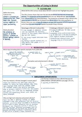 Bristol Case Study: AQA GCSE Geo Fun Facts & Quiz