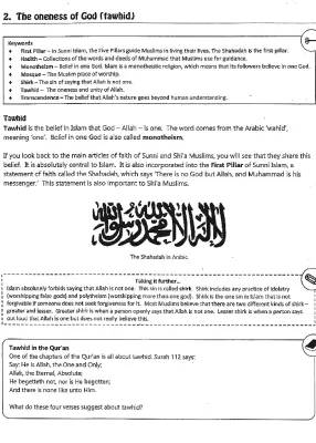 Discover Tawhid, The Five Pillars of Islam, and The 99 Names of Allah