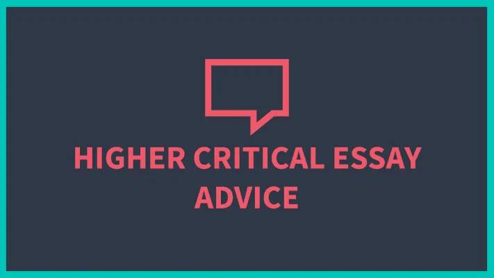 Top Tips for Writing Higher English Essays: Analyzing Quotes and Taking an Evaluative Stance