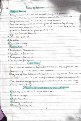 National 5 Chemistry: Rates of Reaction and Factors