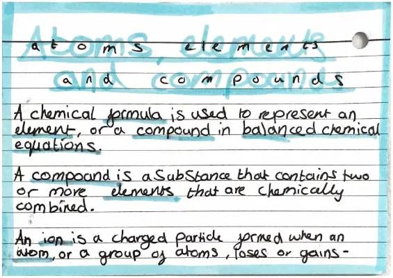 Chemical Equations and Atomic Structure Study Guide