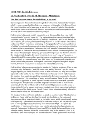 Simply explained: Violence in Jekyll and Hyde: Quotes and Analysis from ...