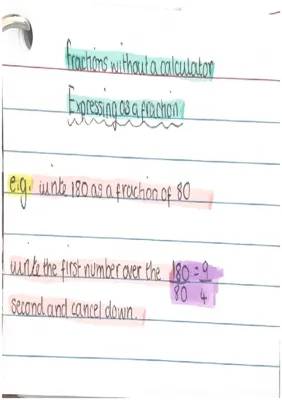 Easy Fractions, Rounding & Converting Maths Guide for KS2 and Year 7