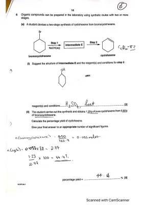 Easy Steps to Make Cyclohexene and 2-Chloro-2-methylpropane