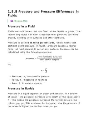 How Liquids, Air, and Density Change Pressure