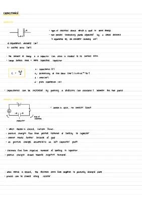 A LEVEL PHYSICS Capacitance