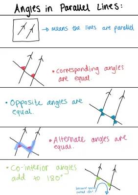 Fun with Angles: Parallel Lines and Co-Interior Angles Worksheet