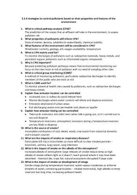 A Level Environmental Science: Cool Facts About Pollution and Biogeochemical Cycles