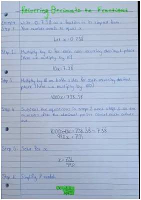 Converting Recurring Decimals to Fractions - Easy GCSE Maths Guide!