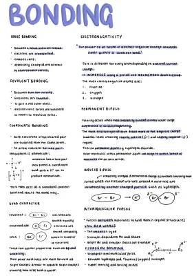 Understanding Chemistry: Coordinate Bonding and Electronegativity