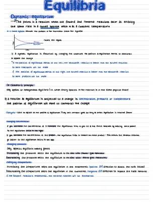 Le Chatelier's Principle for Kids: Pressure, Temperature, Concentration & More!