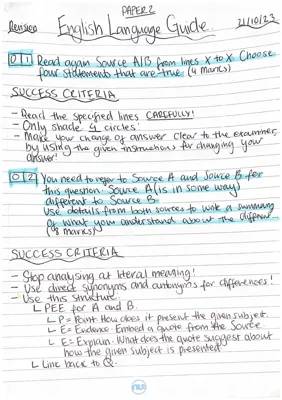 Fun Guide to AQA English Language Paper 2: Model Answers and Tips!