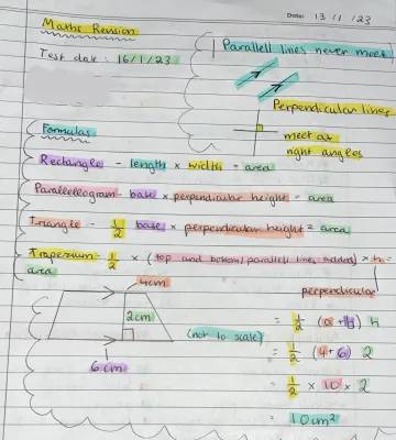 Fun Maths Revision for Year 7: Easy Area of Shapes Worksheets