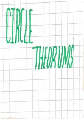 Circle Theorems and Cyclic Quadrilateral Properties for Class 9 and 10