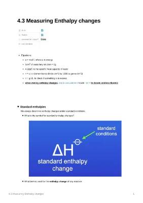 Enthalpy Change A Level Chemistry: Easy Calculations, Worksheets & Questions