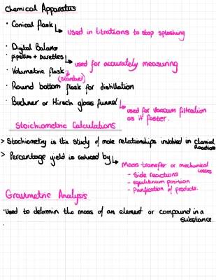 Advanced Higher Chemistry: Stoichiometry and Gravimetric Analysis for Kids