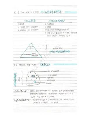 GCSE Biology Revision Notes: Topics, Plant & Animal Cells, and Microscopes