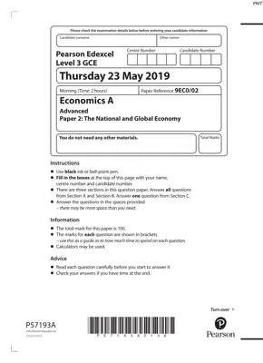 june 2019 economics paper 2 completed paper