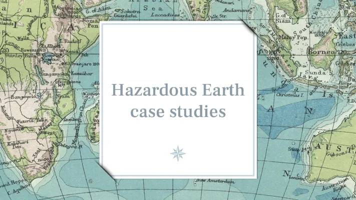 Earthquake Case Studies: Haiti 2010 and Christchurch 2011