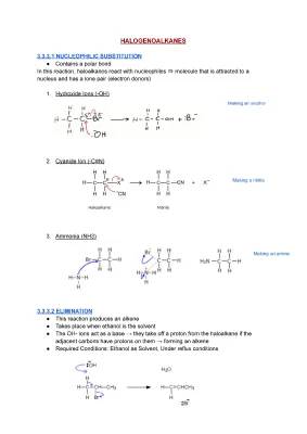 Understanding Nucleophilic Substitution Reactions and Ozone Depletion